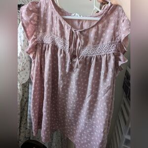 Boutique Mauve Pink Top M